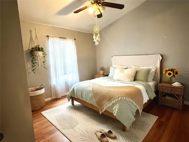 Virtually staged Guest bedroom #1