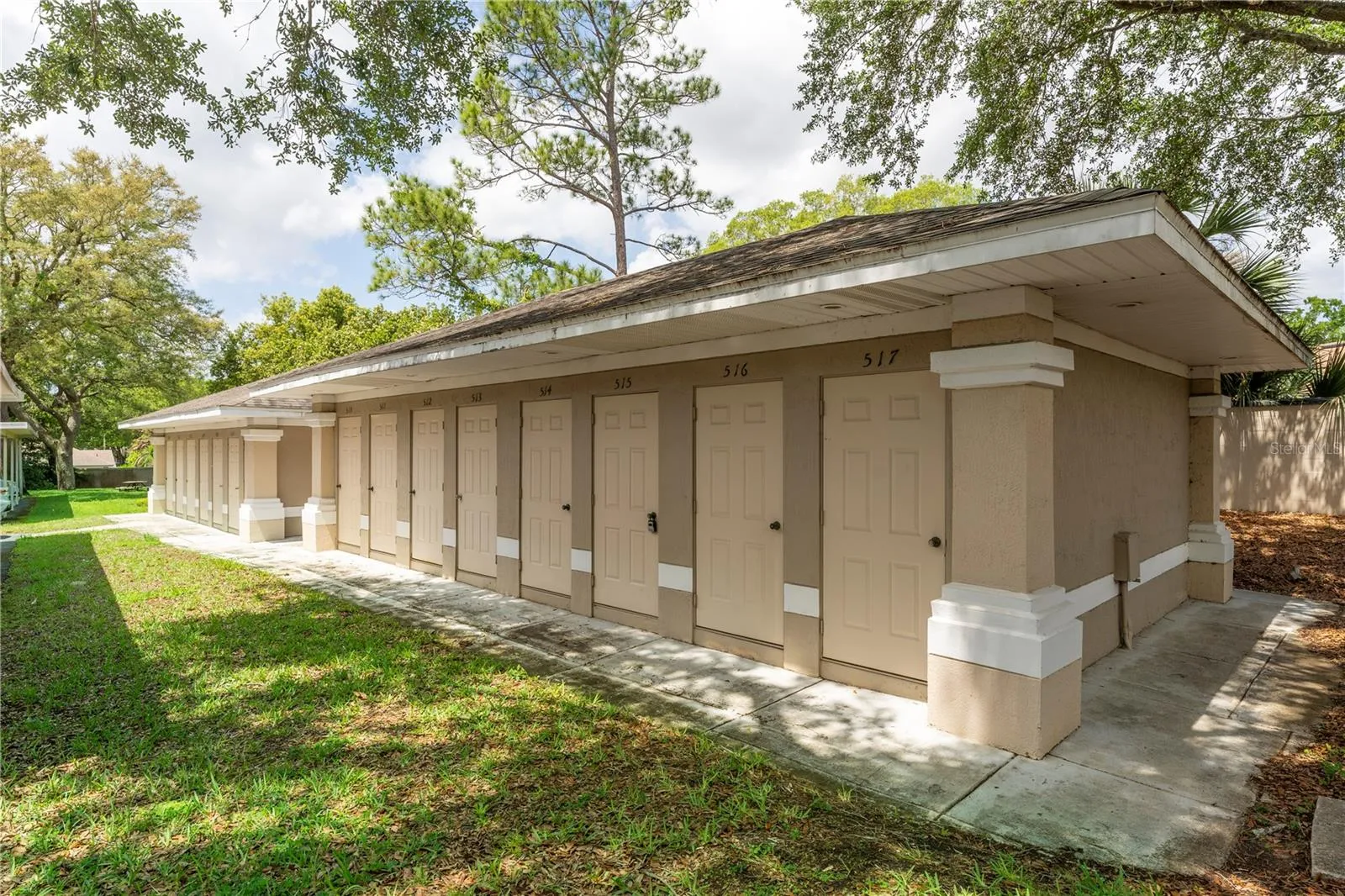 Your unit comes with a detached storage unit