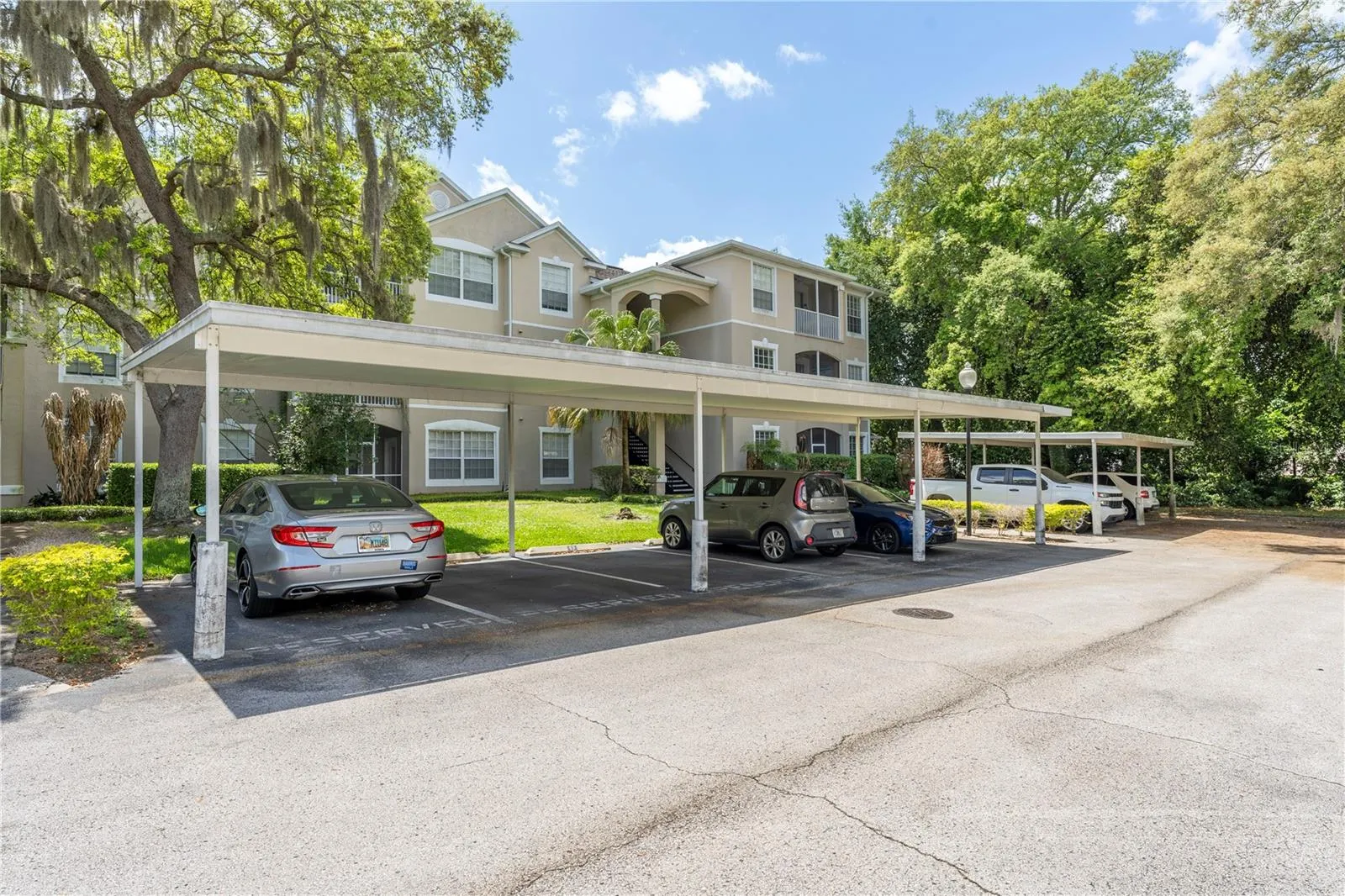 Your unit will have one covered assigned parking space