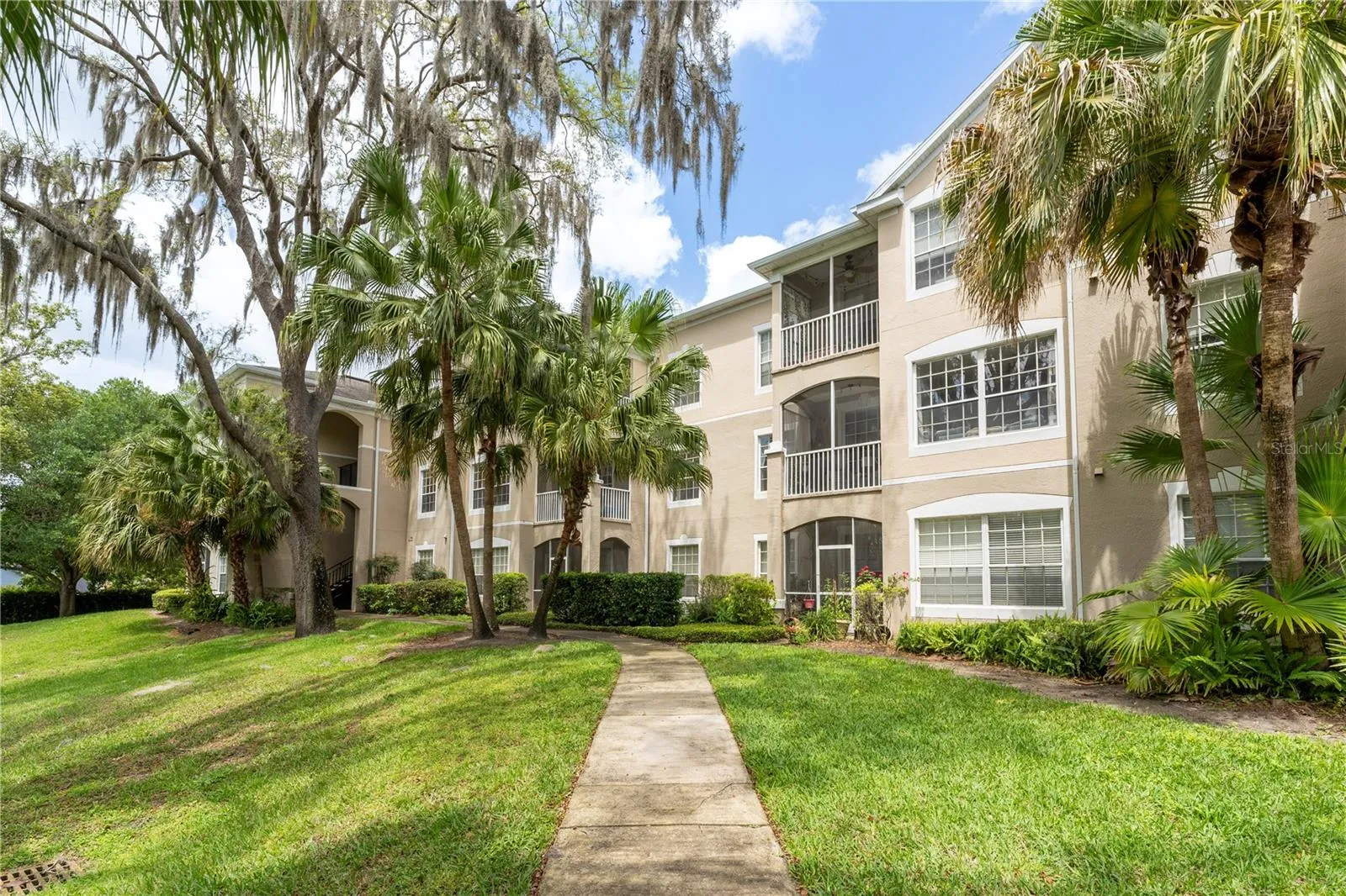 You're surrounded by mature trees and palm trees...the perfect Florida retreat!