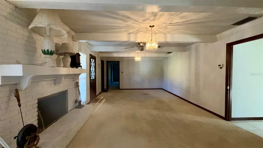 Fireplace in Family room