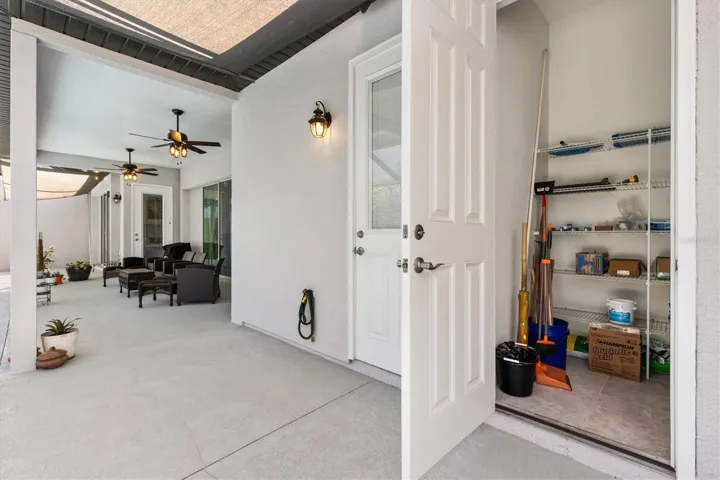 Storage room.