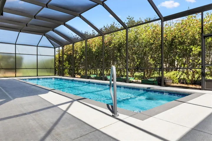 Saltwater Lap pool with solar or electric heat.