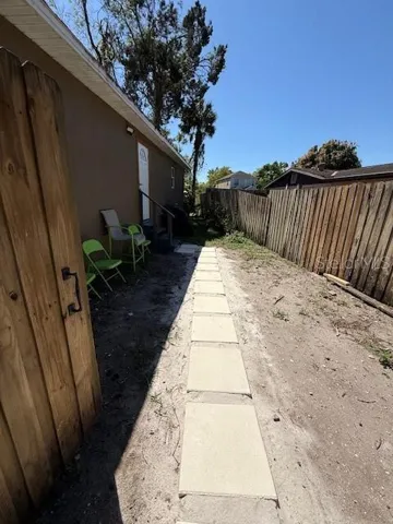 Pathway to the front entrance