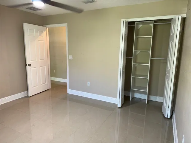 Primary Bedroom with built ins