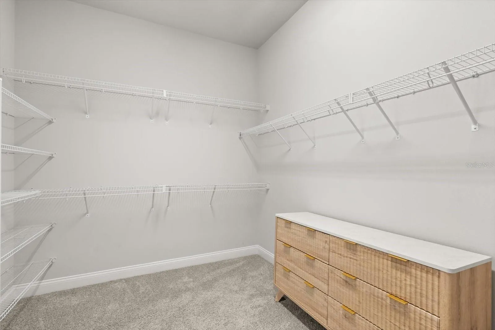 Primary walk in closet