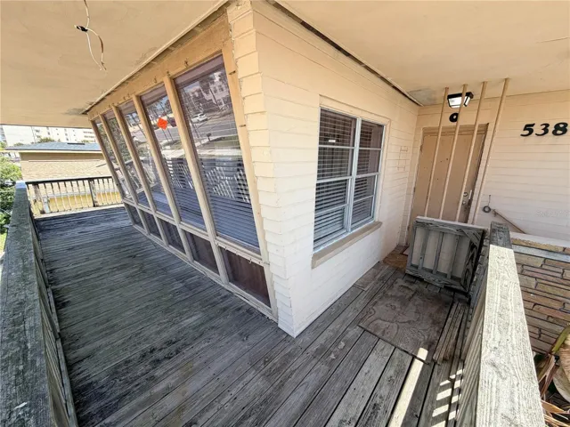 Wrap around deck