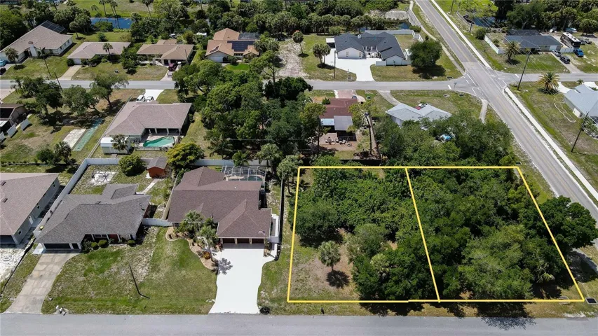 One or both of these lots are available to purchase with the house.  See the attached Features Sheet for details - ask your agent.