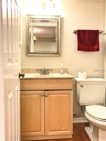 Half bath on first floor