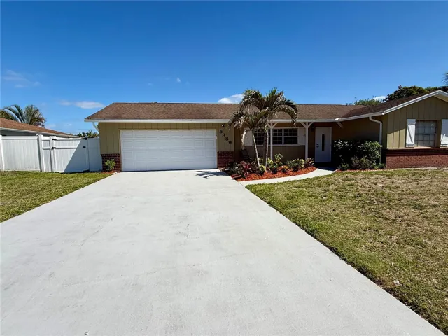 2 car garage and oversized driveway
