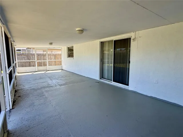 Screened porch