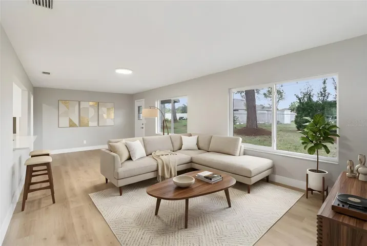 Family Room. Virtually Staged.