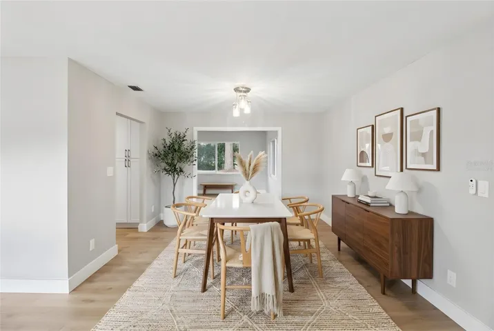 Dining Room. Virtually Staged.