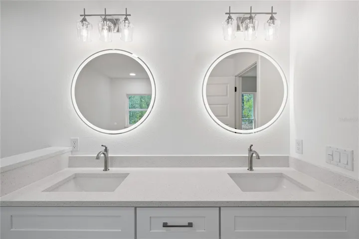 LED Mirrors Master Bath