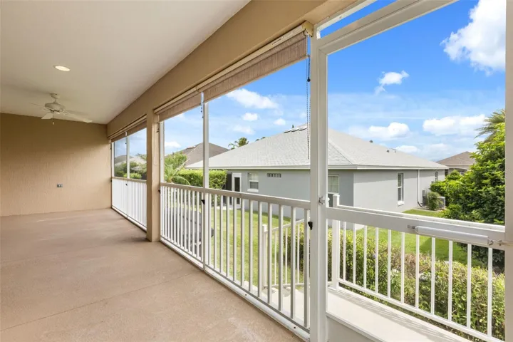 Durable epoxy floor in lanai.