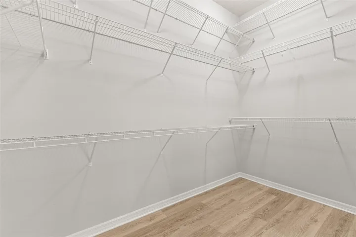 Primary walk in closet