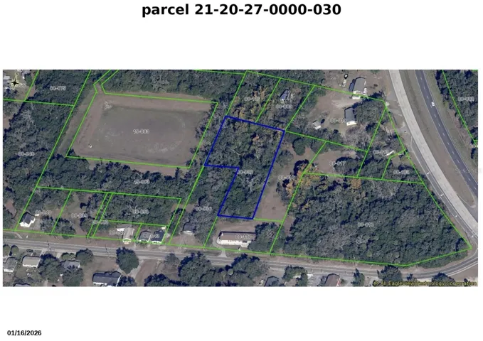 Secondary parcel 21-20-27-0000-00-030. This parcel is 1.12 of an acre