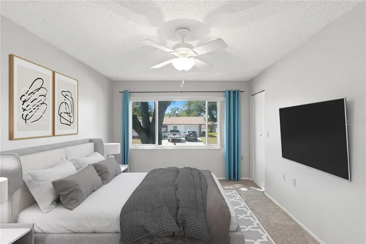 Virtually Staged primary bedroom
