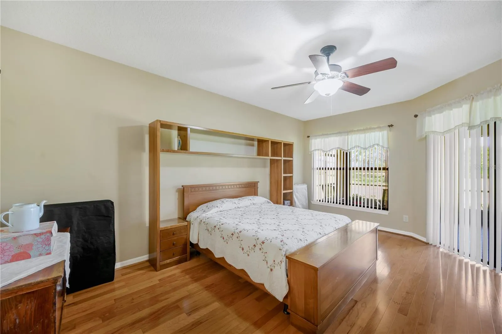 The floors in all the bedrooms add timeless style, create a cozy and inviting atmosphere, and offer easy maintenance compared to carpet—making them both beautiful and practical.