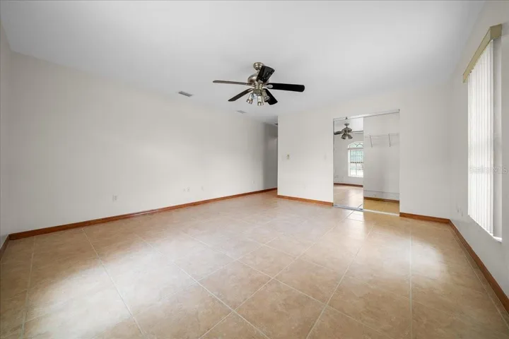 Bedroom 1 with walk in closet