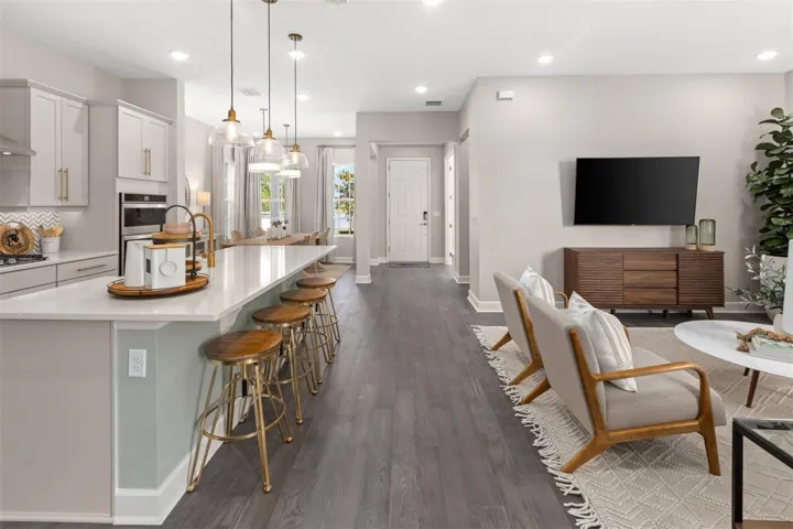 Island Village Hayden Model Great Room and Kitchen