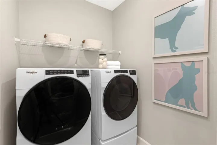 Island Village Hayden Model Laundry Room