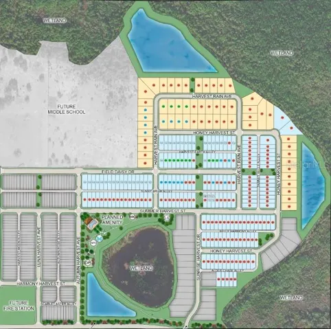 Harvest at Ovation Community Site Map