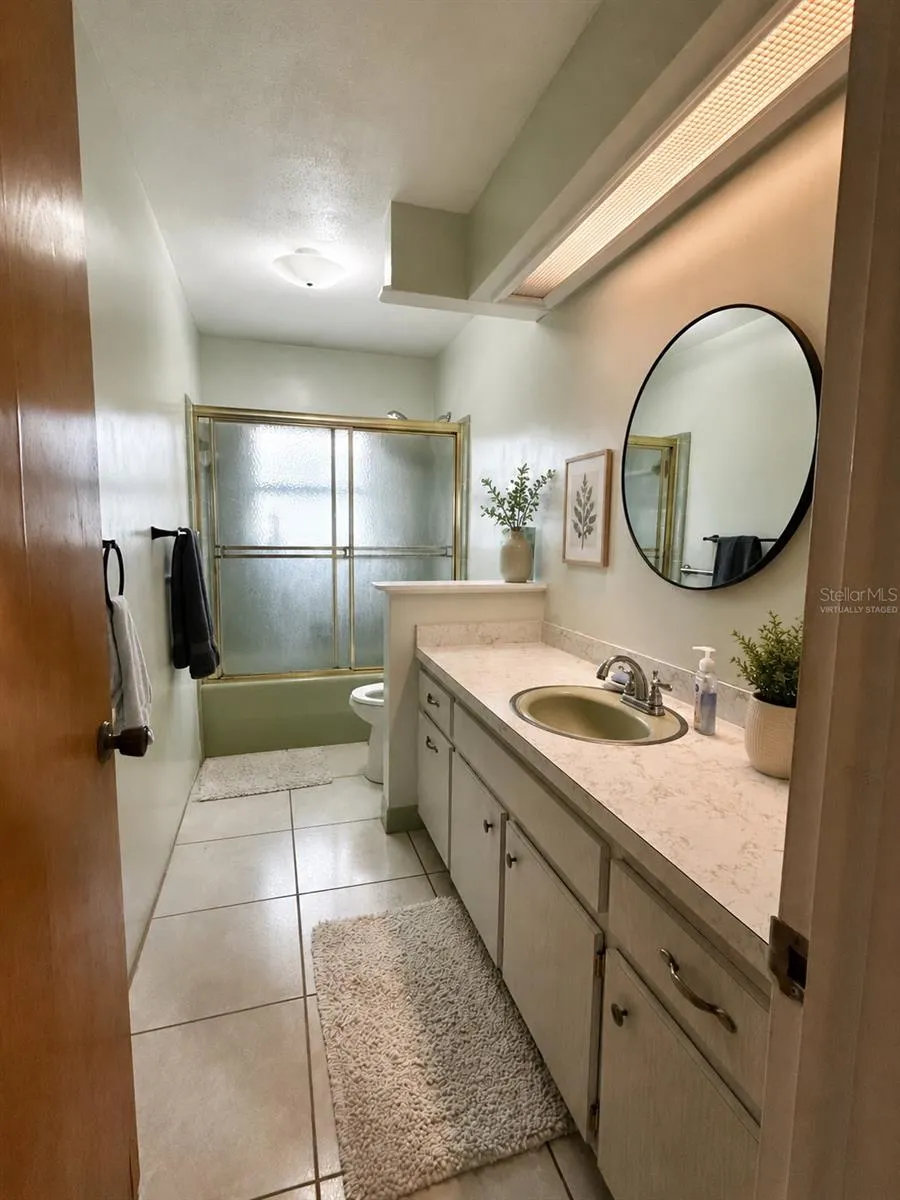 2nd bath - virtually staged
