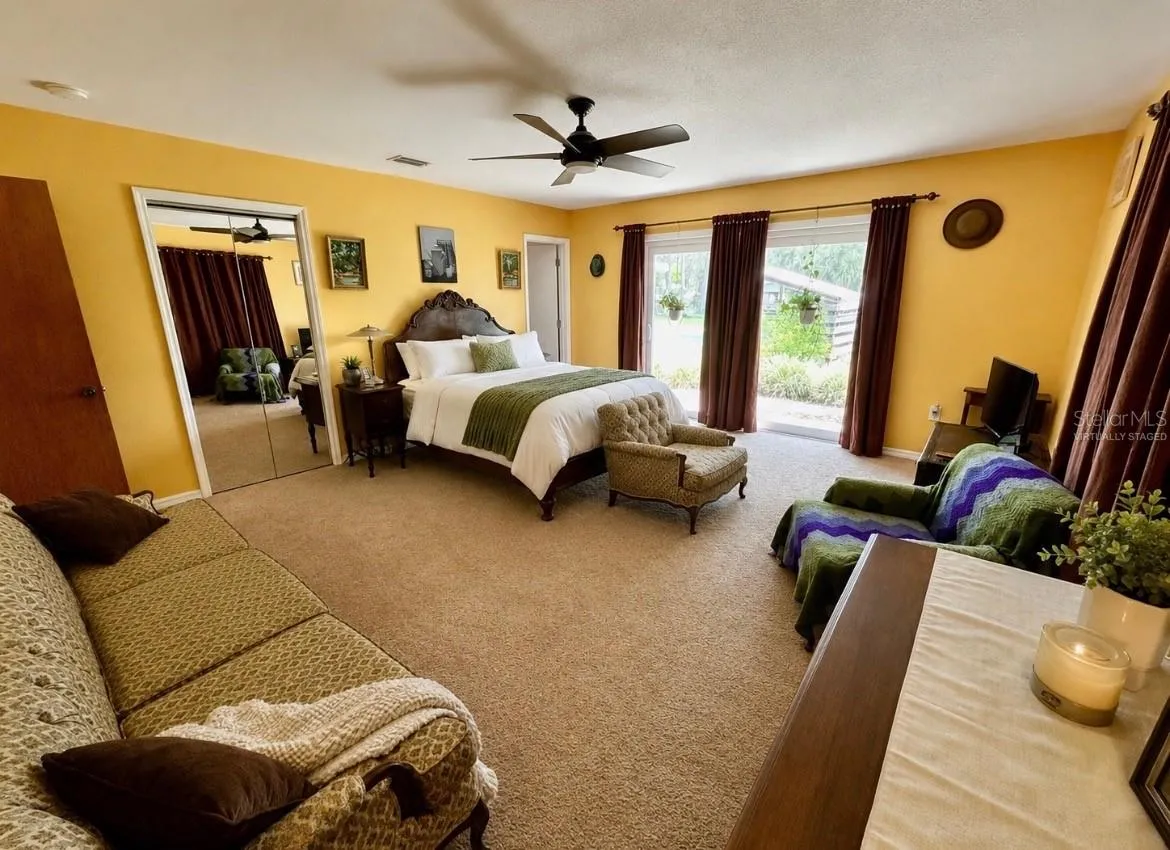 master bedroom - virtually staged