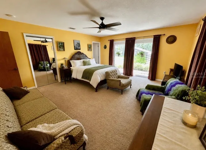 master bedroom - virtually staged