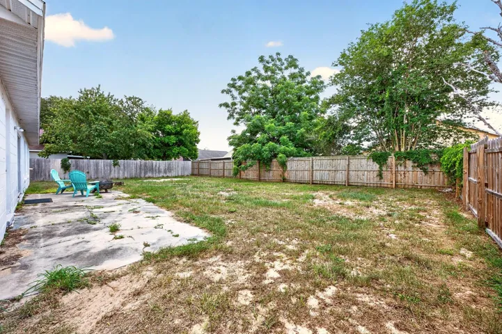 Spacious .20 acre lot, fenced backyard.