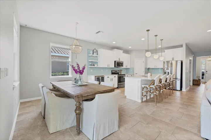 Light Filled Dining Area