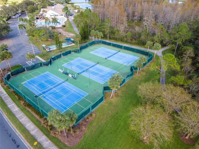 Tennis and pickleball courts for active living