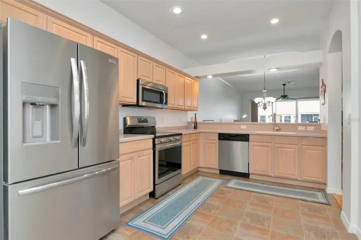 Functional kitchen with abundant space