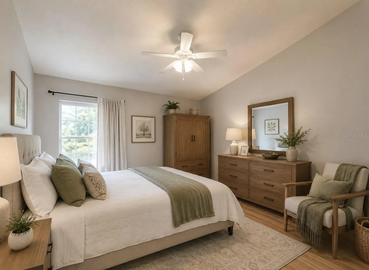 Staged with alternative furniture