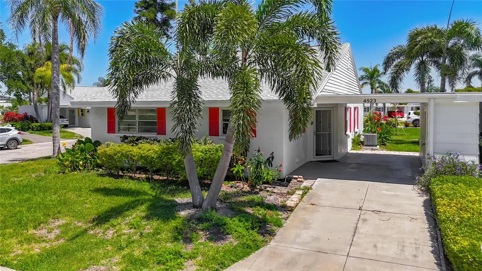 Front Entry and carport