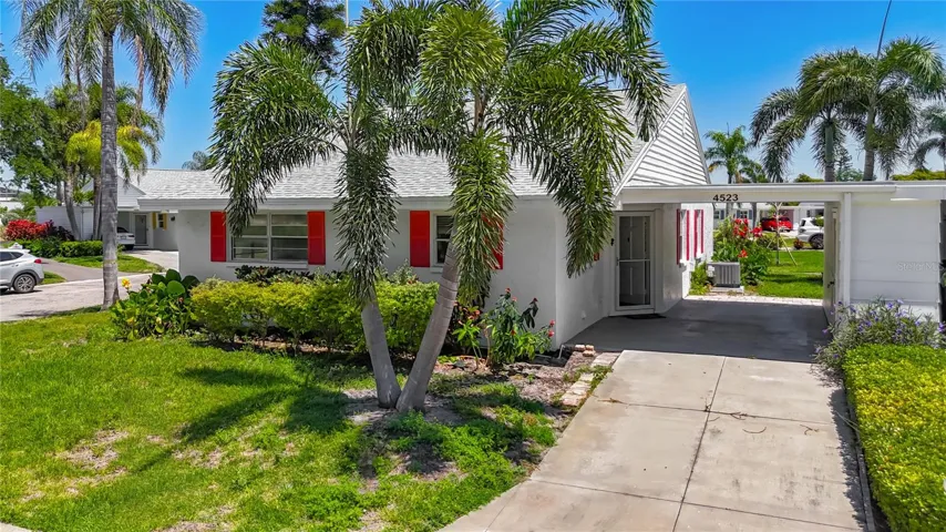 Front Entry and carport