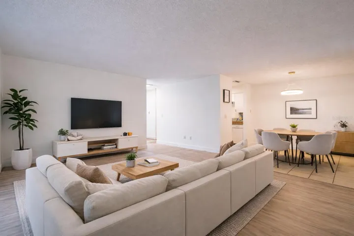 Living Room-Dining Room Virtual Staging