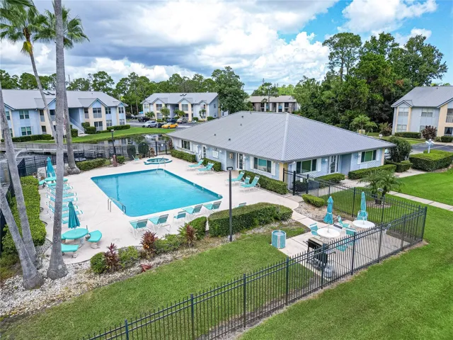 Aerial View - Community Pool & Grill Area