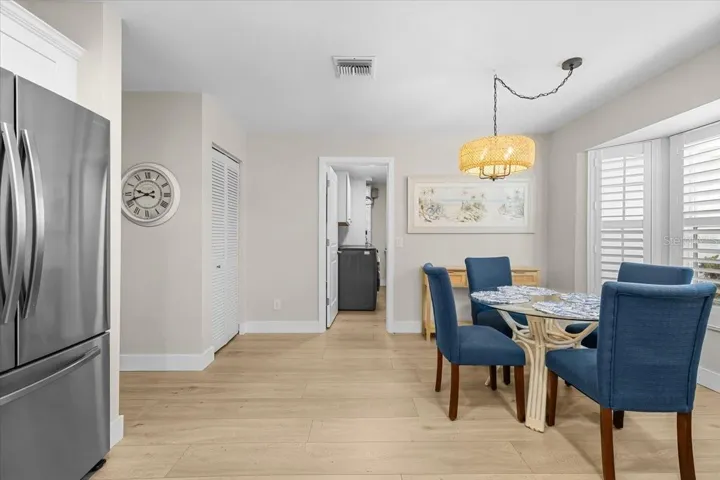 Laundry room located off kitchen