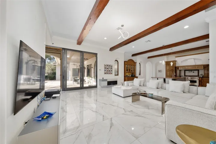 Family Room overlooking the patio
