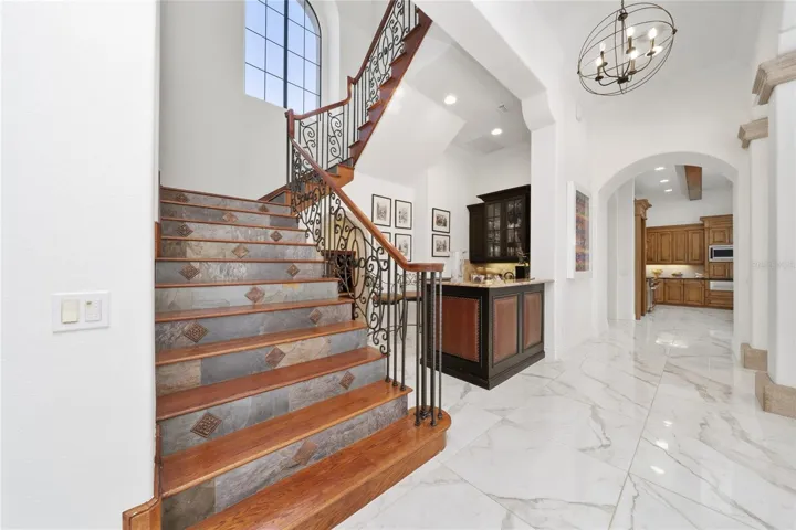 Stairs to second floor