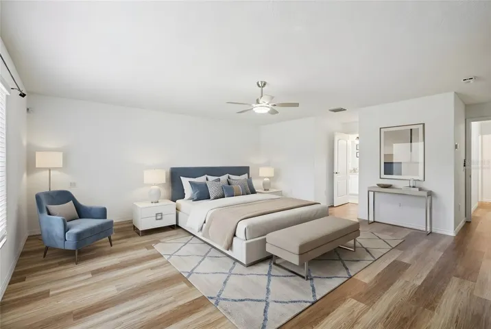 Primary Suite. Virtually Staged.