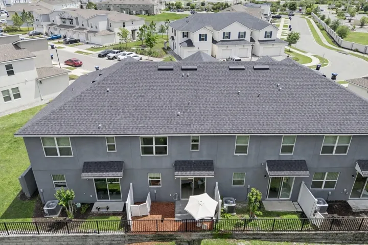 Aerial View - Back Patio/Yard
