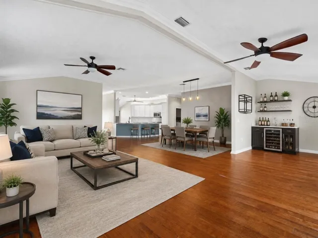 Living Room Virtually Staged