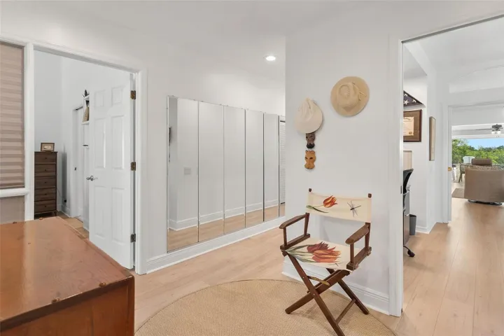Central Hall lead to bedroom 3/Den
