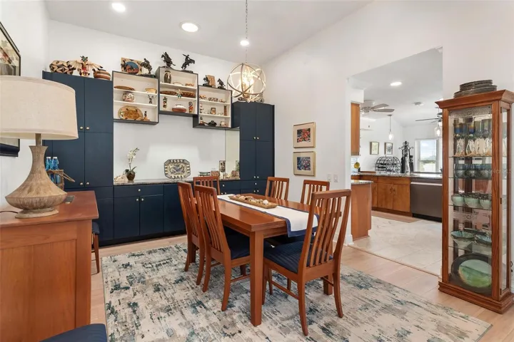 Love this custom-built cabinetry..