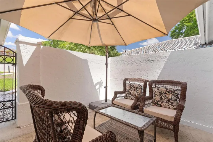 Private Courtyard to enjoy from your Primary Suite...