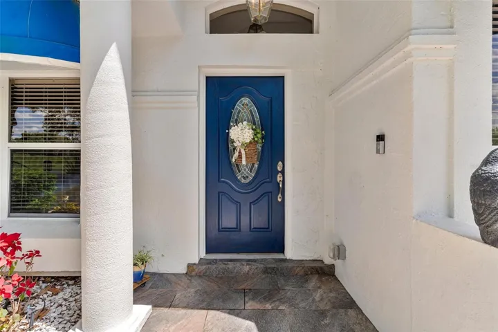 Front porch greets guests...lets go inside