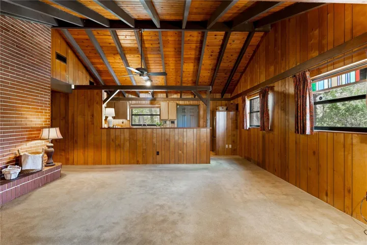 view from dinette of living room